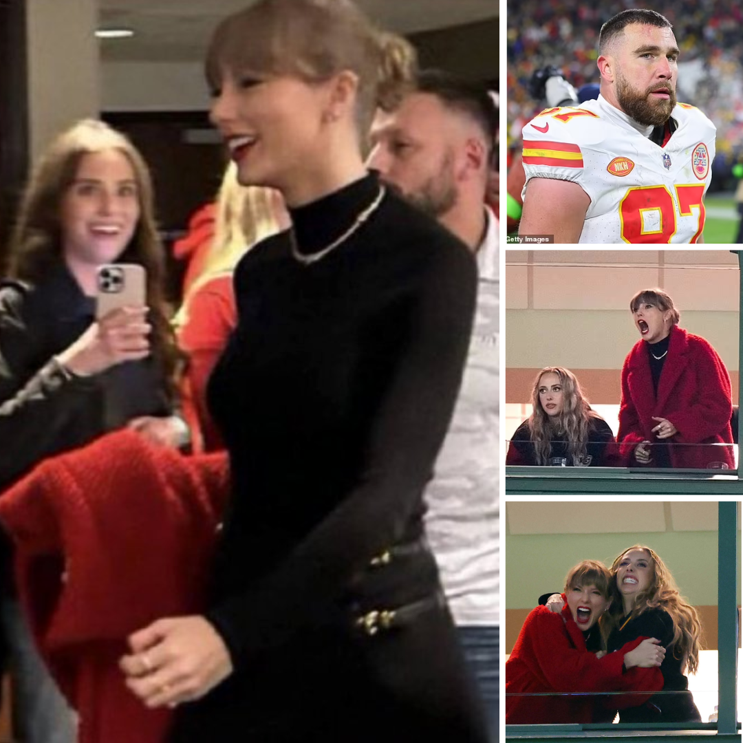 Taylor Swift leaves Lambeau Field after watching boyfriend Travis Kelce ...