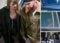 Taylor Swift is spotted leaving gym in LA where she hopes to snatch some private time with Travis Kelce